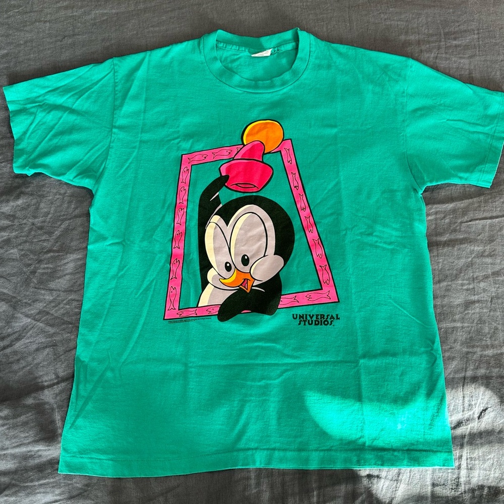Vintage 1995 Universal Studios Chilly Willy Tee Shirt men’s XL NWOT!